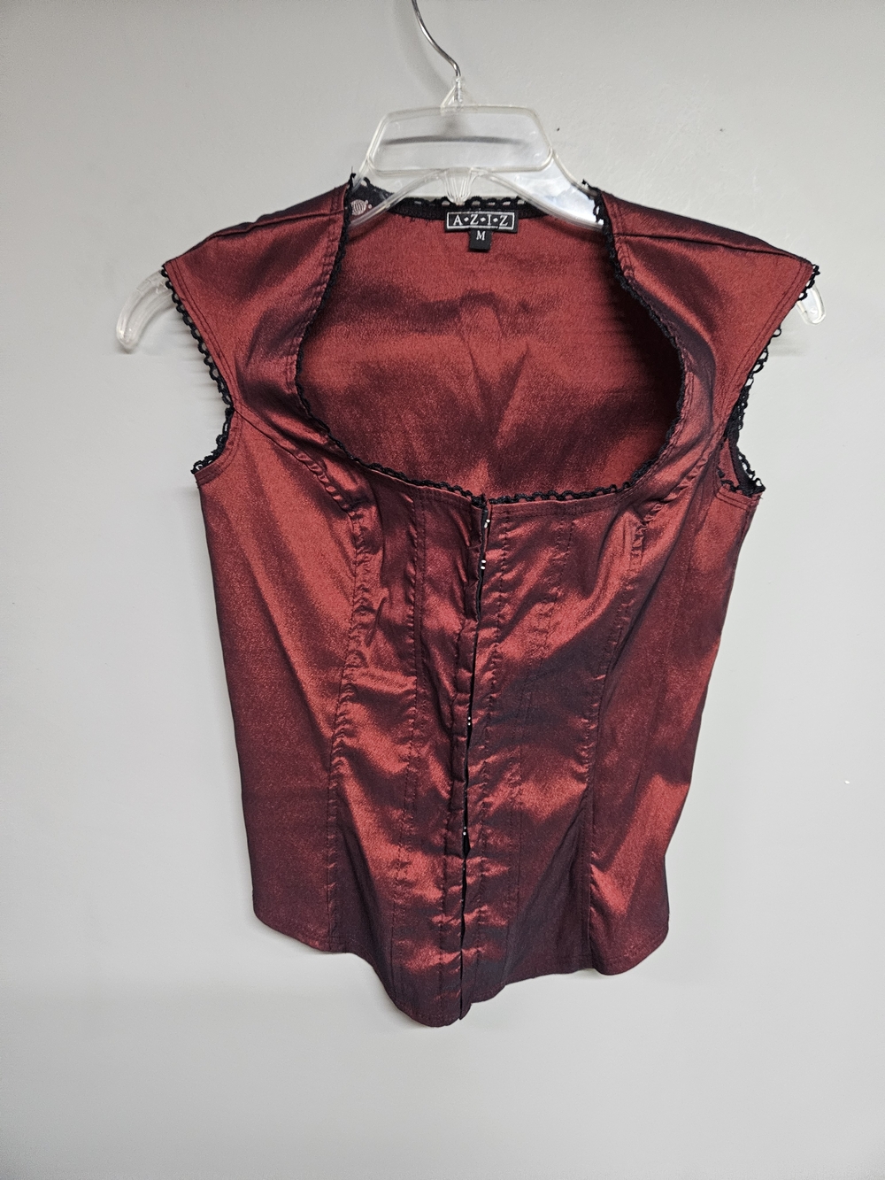 Red Corset Women's Medium Sleeveless Top